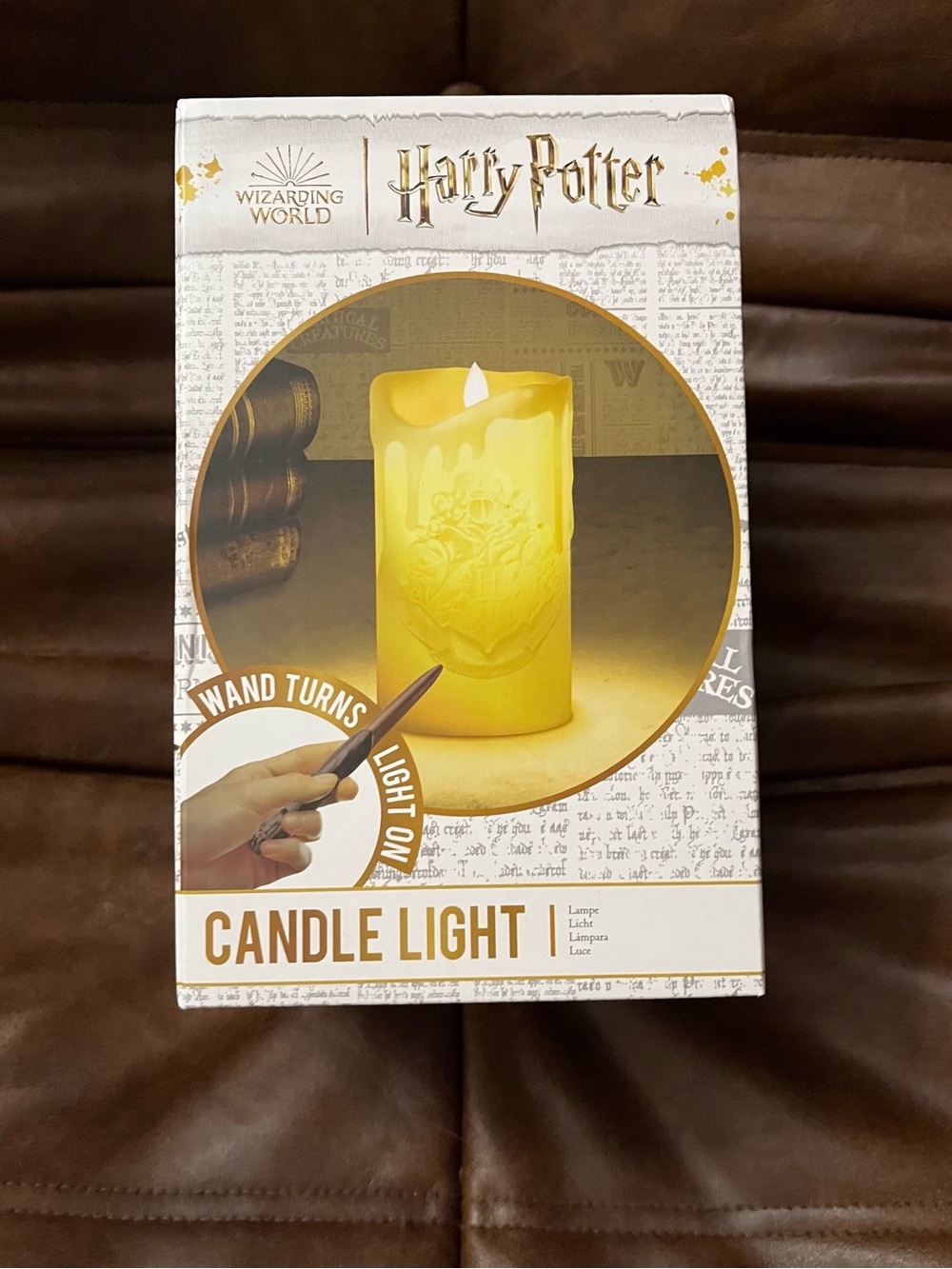 Harry Potter Yellow Wand Candle Light